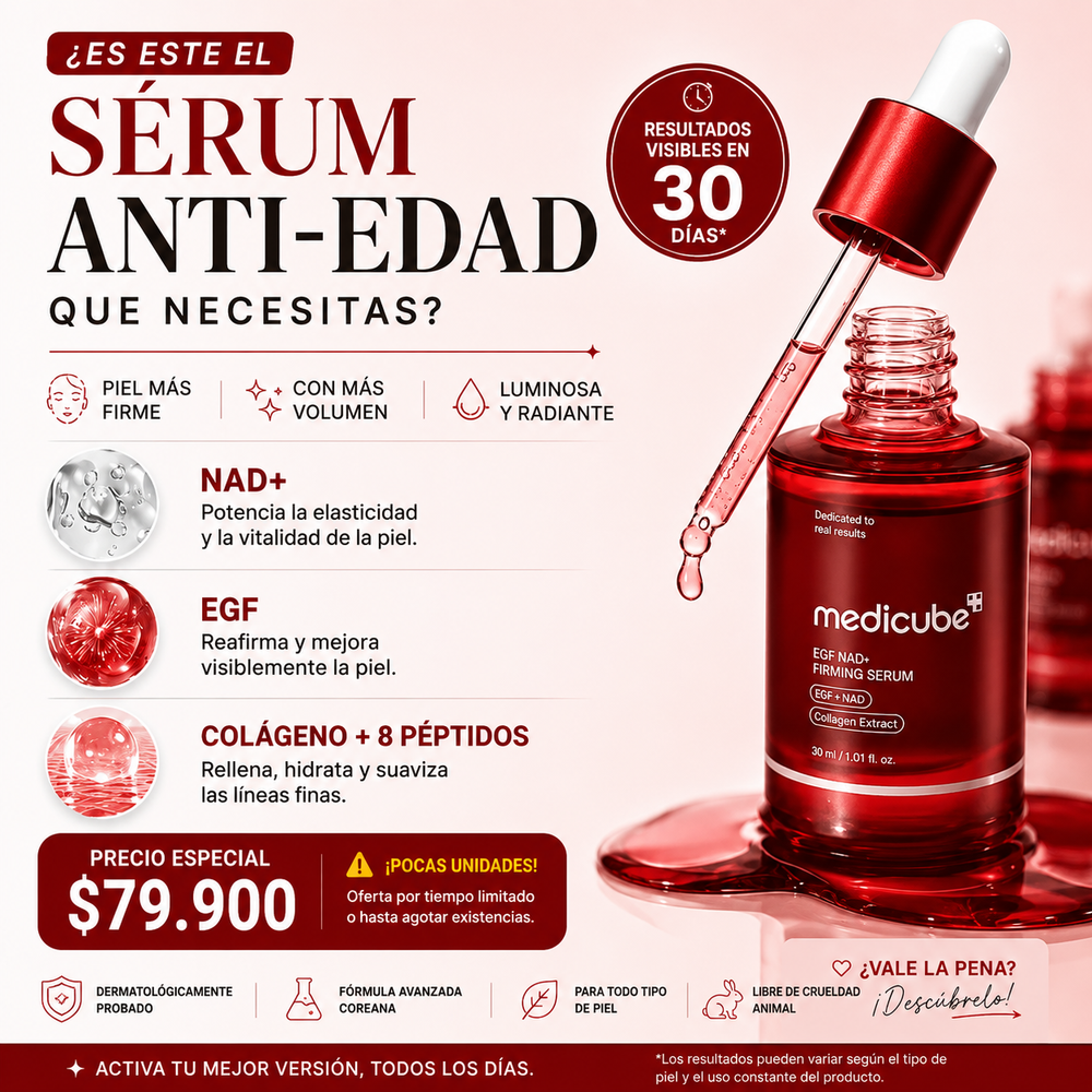 Sérum Reafirmante NAD EGF !